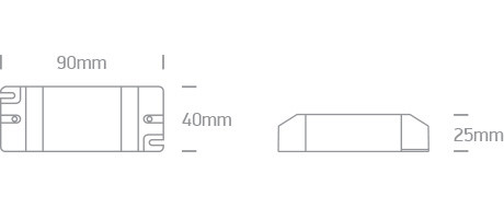 89008 LED-es vezető 350mA 4-8W bemenet 230V