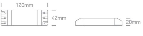 89015C LED illesztőprogram 500mA 7,5-15W bemenet 230V