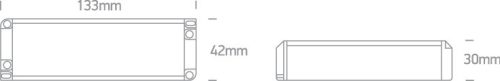 89015T LED DIMBLEBLE DRIVER 350MA 7,5-15W bemenet 230V