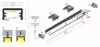 TOPMET LED profil SLIM8 AC2/Z 1000 mm eloxált fekete