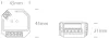89104LT DALI / Nyomja meg a DIMM-t TRIAC 200W @ 230V DIMMER IP20 100-240V