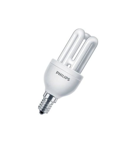 Philips Kompakt Fénycső Small Economy 8W 827 E14 230-240V 8000 Óra 380Lumen