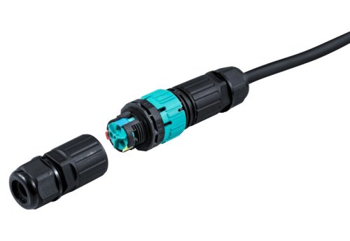 Thorn LEO FLEX IP66 300W 840 PC, 40.000lm 4000K, 3 fokozatban kapcsolható fényáramú, aszimmetrikus IP66 IK08 LED fényvető, beépített szürkület kapcsolóval, 1m kábellel (Élettartam 50 000 óra L80)