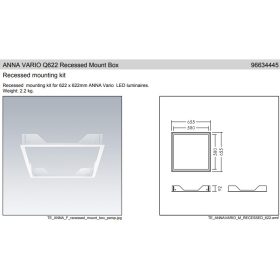   THORN ANNA ThornEco Q596 SURFACE MOUNT BOX Mennyezeti doboz felületre történő szereléshez