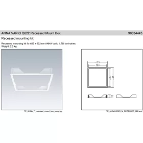   THORN ANNA ThornEco Q596 SURFACE MOUNT BOX Mennyezeti doboz felületre történő szereléshez