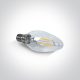 9C02R / EW / SE Retro LED gyertya E14 2W EWW 230V