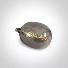 9G04F / DC Dekoratív LED lámpa E27 4W Sötét Chrome 230V
