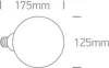 9G06RD / EW / E Retro LED 5W EW G125 E27 230V Dimmle