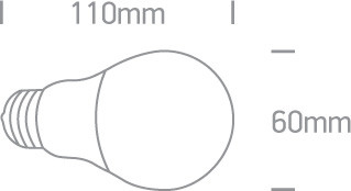 9G07B / EW / E LED 6W EW E27 Mert 230V