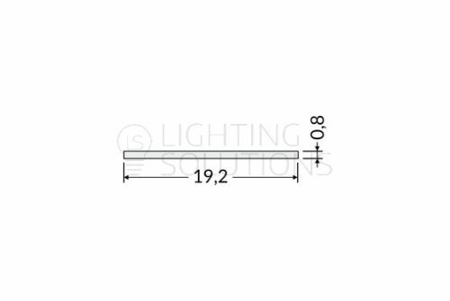 TOPMET fedlap E 2000 mm félmatt