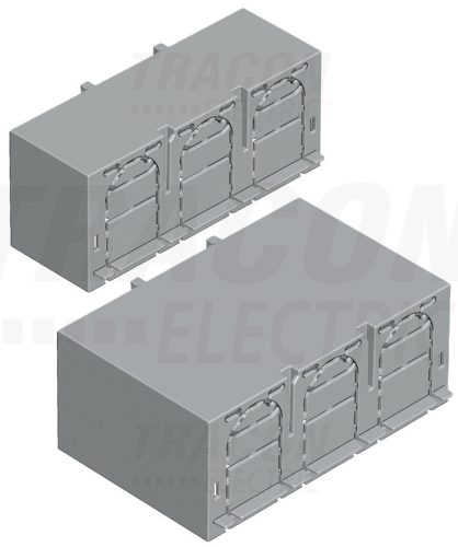 Tracon Érintésvédelmi burkolat alsó/felső kábelbevezetéshez 3P 00, 3P, L=36 mm