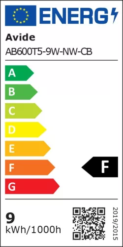 Avide LED T5 Integrált Fénycső 9W 600mm NW 4000K Hálózati kábellel