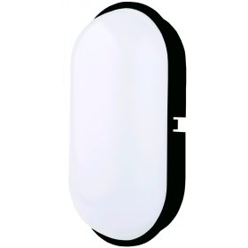   Avide (Triton-O) Cseppálló Mennyezeti Lámpa Ovális Ip65 20W Nw 4000K Fekete