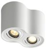 Avide GU10 Lámpatest Kerek Fehér Dönthető Dupla