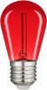 Avide Dekor LED Filament fényforrás 0.6W E27 Piros