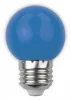 Avide Dekor LED fényforrás G45 1W E27 Kék