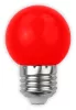 Avide Dekor LED fényforrás G45 1W E27 Piros