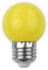 Avide Dekor LED fényforrás G45 1W E27 Sárga