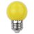 Avide Dekor LED fényforrás G45 1W E27 Sárga