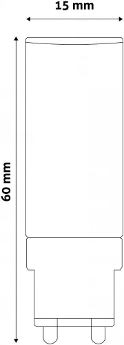 Avide LED 4.2W G9 220° NW 4000K fekvő