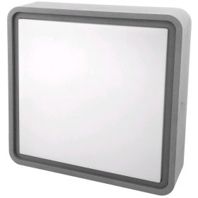   Avide (Merkur-S) Cseppálló Mennyezeti Lámpa Négyzetes Ip54 12W Nw 4000K Szürke