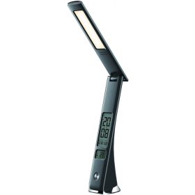   Avide LED Asztali Lámpa Üzleti Bőrhatású Claude Naptár Fekete 5W