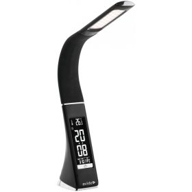   Avide Led Asztali Lámpa Üzleti Bőrhatású Naptár Fekete 6W
