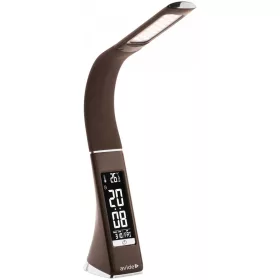   Avide Led Asztali Lámpa Üzleti Bőrhatású Naptár Barna 6W