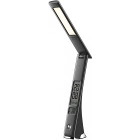   Avide Led Asztali Lámpa Üzleti Bőrhatású Claude Naptár Fekete 7W