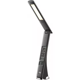   Avide Led Asztali Lámpa Üzleti Bőrhatású Claude Naptár Fekete 7W