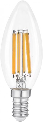 Avide LED Filament Candle 6W E14 360 NW 4000K High Lumen