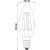 Avide LED Filament Candle 2W E14 360° WW 2700K