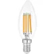 Avide LED Filament Candle 6W E14 360° WW 2700K High Lumen