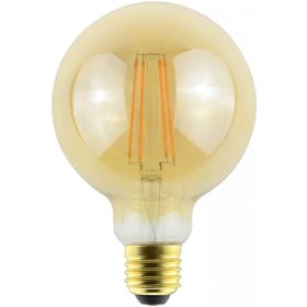   Avide LED Filament Globe G95 7W Dimm/Borostyán E27 360 WW 2500K
