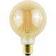 Avide LED Filament Globe G95 7W Dimm/Borostyán E27 360 WW 2500K
