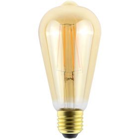 Avide LED Filament ST57 7W Dimm/Borostyán E27 360 WW 2500K