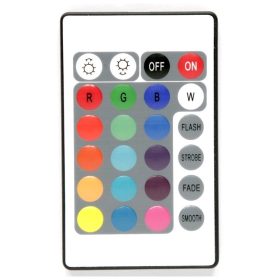   Avide RG Led Szalag vezérlő, 12V 72W, 24 Gombos Infravörös  Távirányítóval