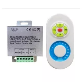   Avide Led Szalag Fényerőszabályzó, 12V 144W, 5 Gombos Rf Távirányító És Vezérlő