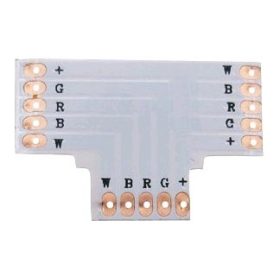 Avide T Elosztó, RGB+W Led Szalaghoz 12V