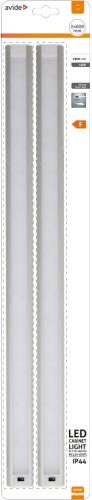Avide Led Szalag Szekrény Lámpa 9W Smd2835 66Led 4000K Ip44 2X60Cm + Szenzor