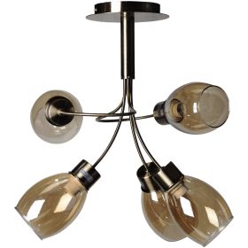 Avide Függeszték Lámpa Aspira Amber 5xE14