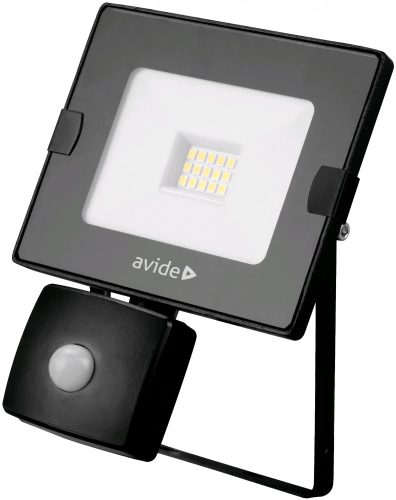 Avide Led Reflektor Slim Smd 10W Cw 6400K Mozgásérzékelős Pir