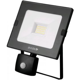   Avide Led Reflektor Slim Smd 20W Cw 6400K Mozgásérzékelős Pir