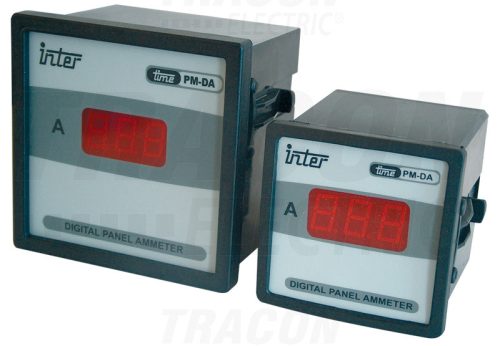 Tracon Digitális váltakozó áramú ampermérő közvetlen méréshez 96×96mm, 50A AC