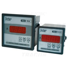   Tracon Digitális ampermérő áramváltós méréshez relékimenettel 72×72mm, 5A AC