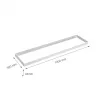 ALGINE 300x1200mm Kiemelő keret fehér