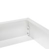 Frame to mounted fixture surface luminaire  ALGINE LINE 600x600mm with the screws