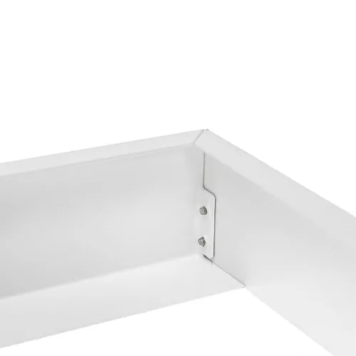 Frame to mounted fixture surface luminaire  ALGINE LINE 600x600mm with the screws