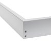 Frame to mounted fixture surface luminaire  ALGINE LINE 600x600mm with the screws