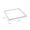 Frame to mounted fixture surface luminaire  ALGINE LINE 600x600mm with the screws